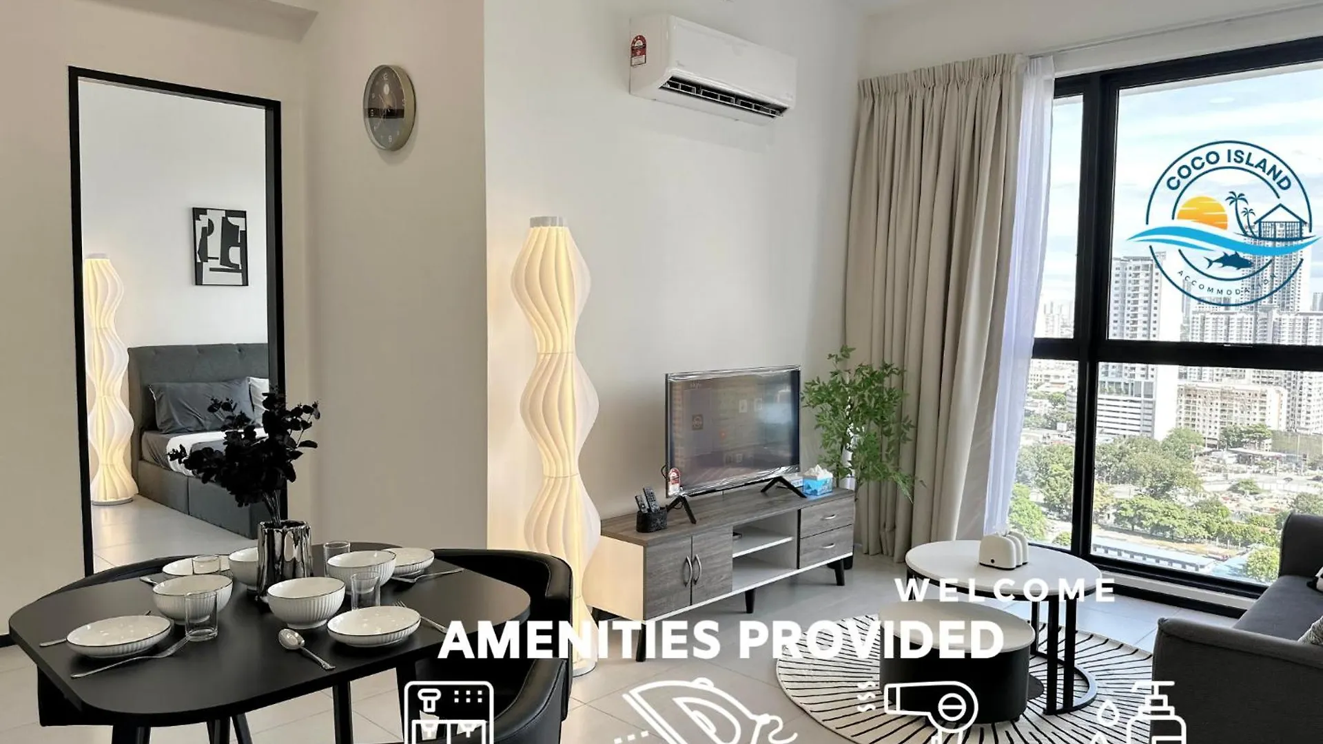 Georgetown Modern Stylish Urban 3Br, Infinitypool With Seaview, 3 Queen Bed location