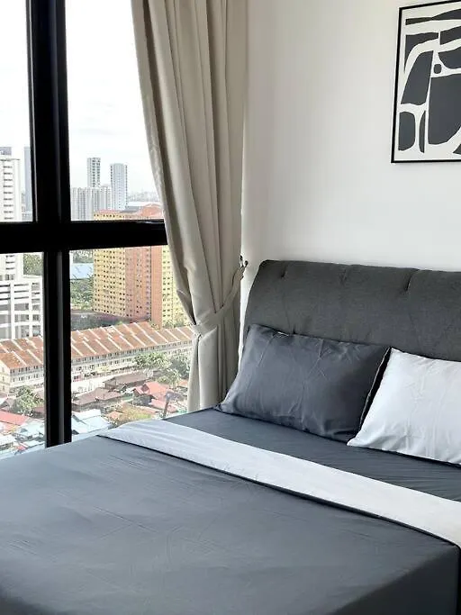 Georgetown Modern Stylish Urban 3Br, Infinitypool With Seaview, 3 Queen Bed Jelutong 0*,
